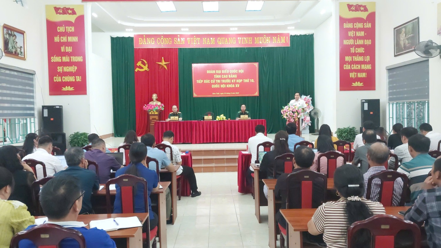Toàn cảnh TXCT trước kỳ họp thứ 10, Quốc hội khoá XV tại xã Nam Tuấn