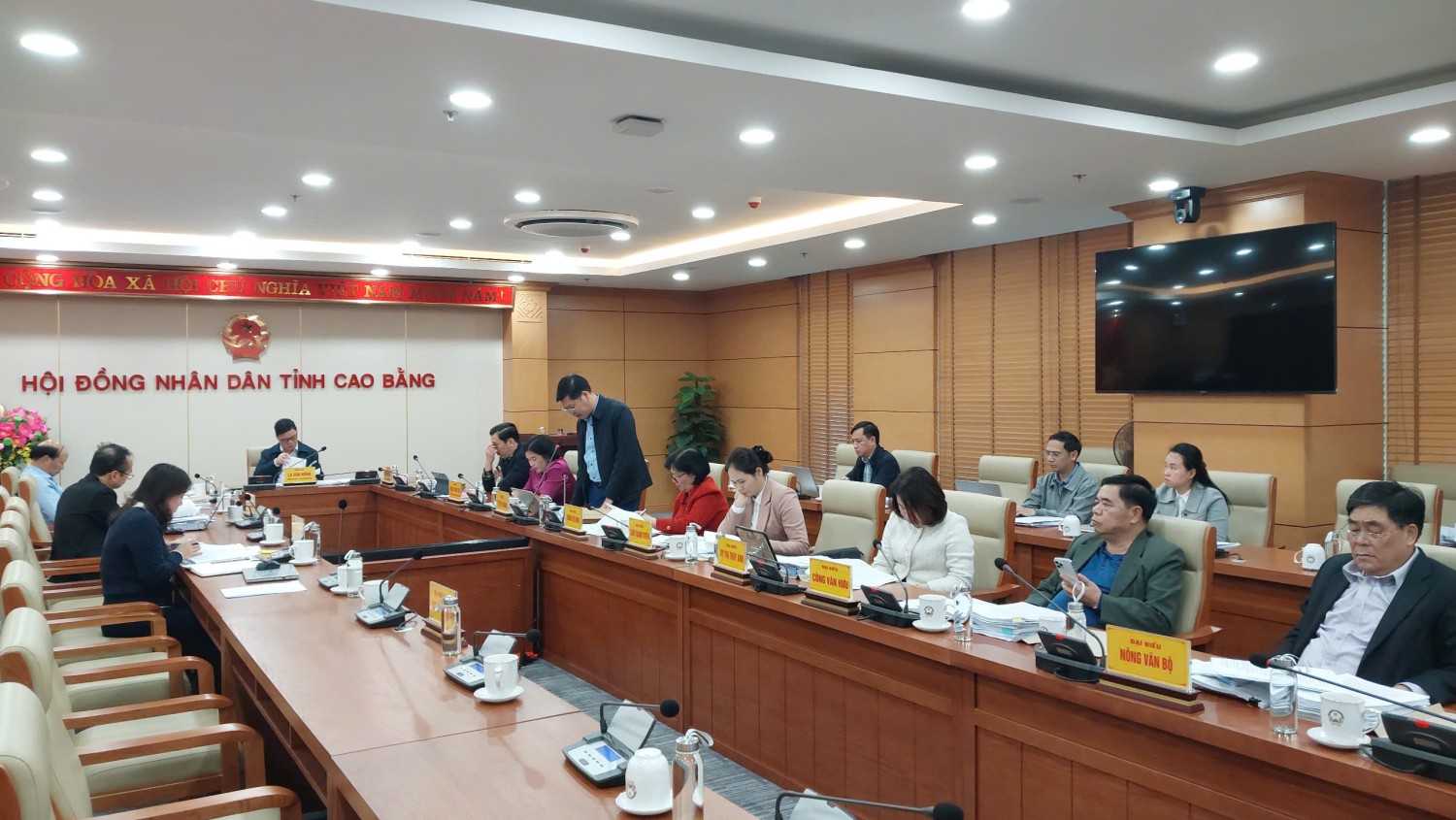 Toàn cảnh Hội nghị thẩm tra của Ban Kinh tế - Ngân sách HĐND tỉnh