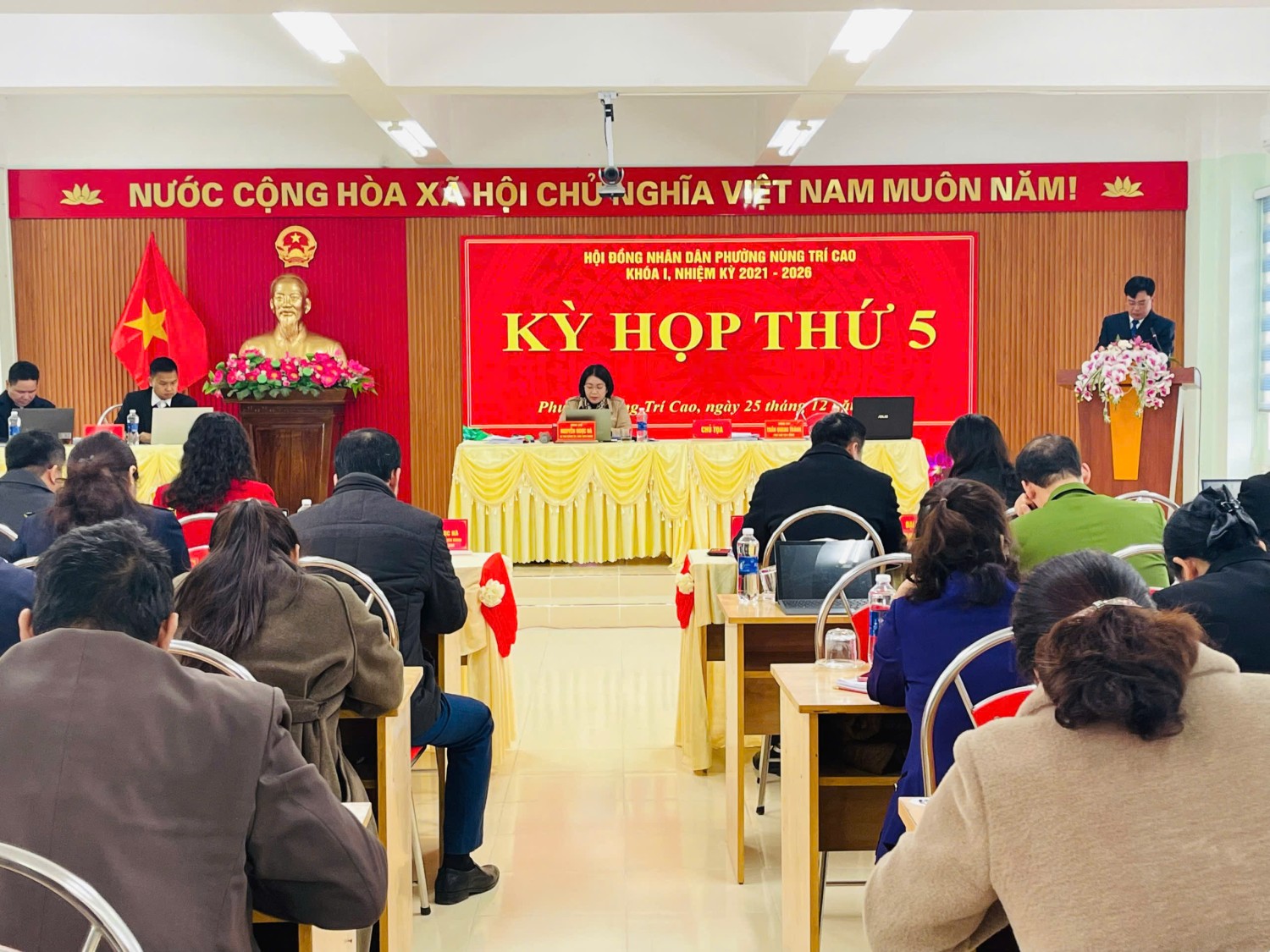 Kỳ họp HĐND Phường Nùng Trí Cao