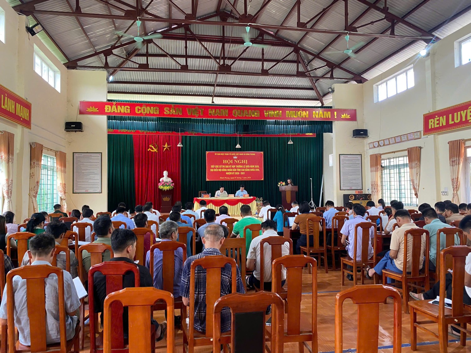 Toàn cảnh TXCT tại xã Đình Phong